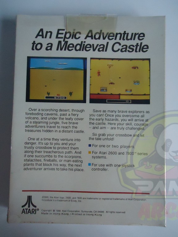 2600 CROSSBOW-02 CROSSBOW-ATARI VCS 2600-NTSC-BRAND NEW.
