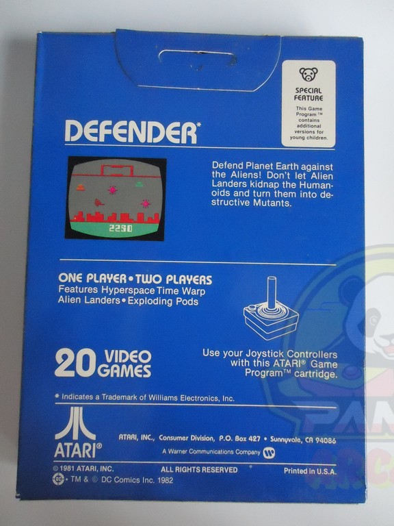 2600 DEFENDER-02 DEFENDER-ATARI VCS 2600-NTSC-BRAND NEW