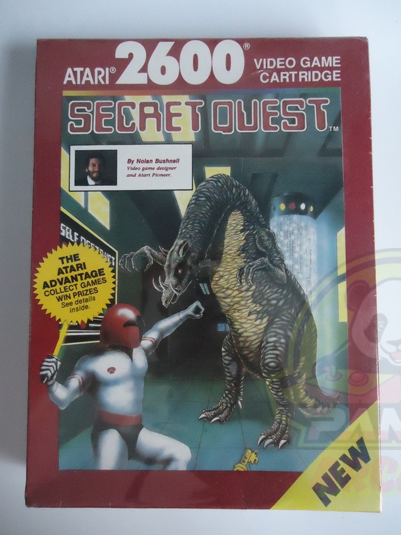 2600 SECRET QUEST-01 SECRET QUEST-ATARI VCS 2600-NTSC-BRAND NEW.