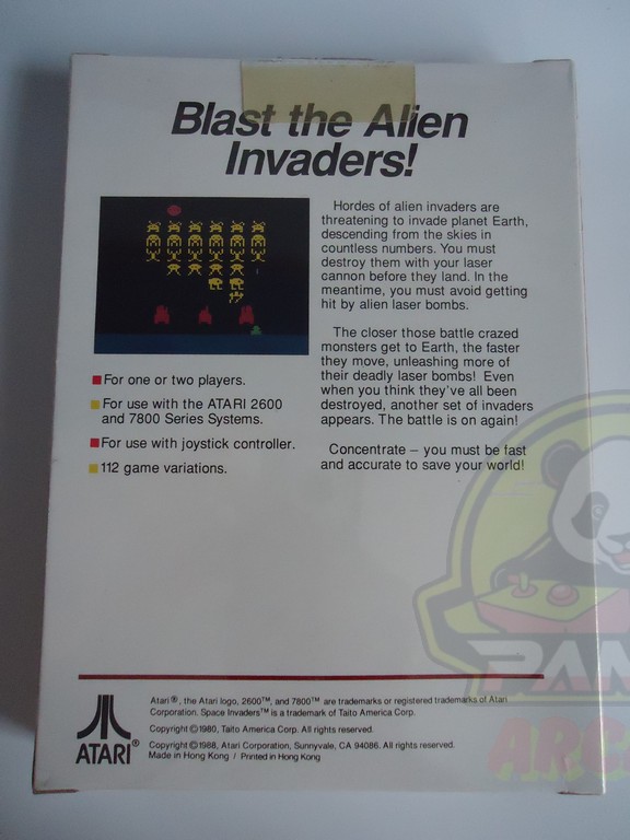 2600 SPACE INVADERS-02 SPACE INVADERS-ATARI VCS 2600-NTSC- BRAND NEW.