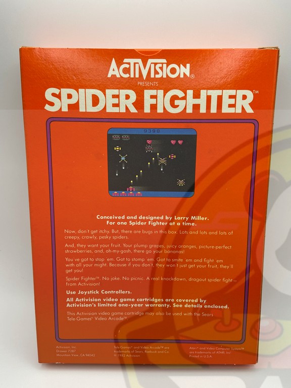 2600 SPIDER FIGHTER-01 (2) SPIDER FIGHTER-ATARI VCS 2600-NTSC-BRAND NEW.