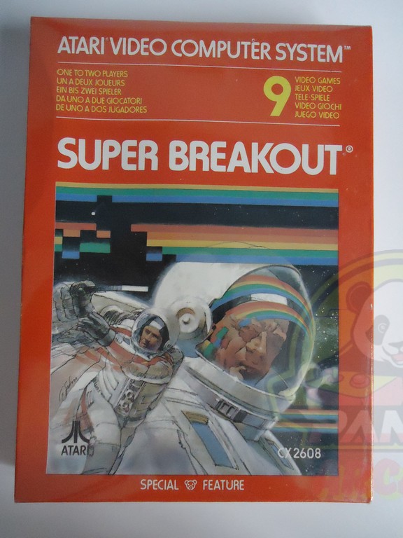SUPER BREAKOUT-ATARI VSC 2600-NTSC-BRAND NEW.