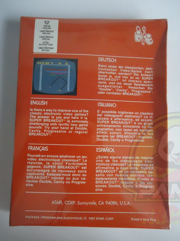 SUPER BREAKOUT-ATARI VSC 2600-NTSC-BRAND NEW.