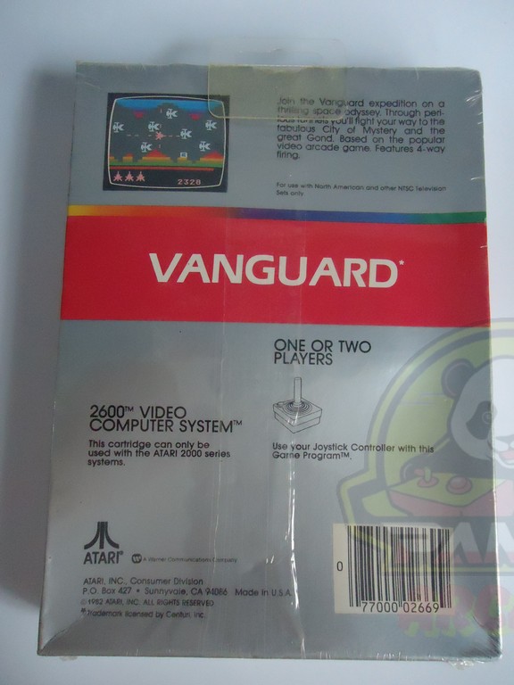 2600 VANGUARD-02 VANGUARD-ATARI VCS 2600-NTSC-BRAND NEW.