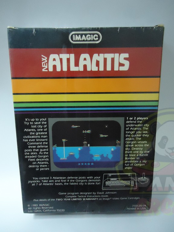 ATLANTIS-ATARI 400/800/1200XL-NTSC-BRAND NEW.