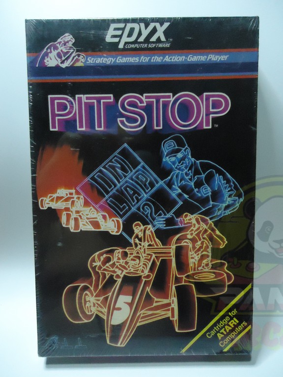 PITSTOP-ATARI 400/800-CARTRIDGE-NTSC-BRAND NEW.