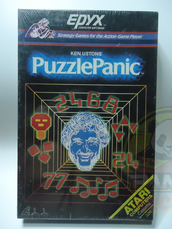 400-800 PUZZLE PANIC-01 PUZZLE PANIC-ATARI 400/800/1200-NTSC-BRAND NEW.