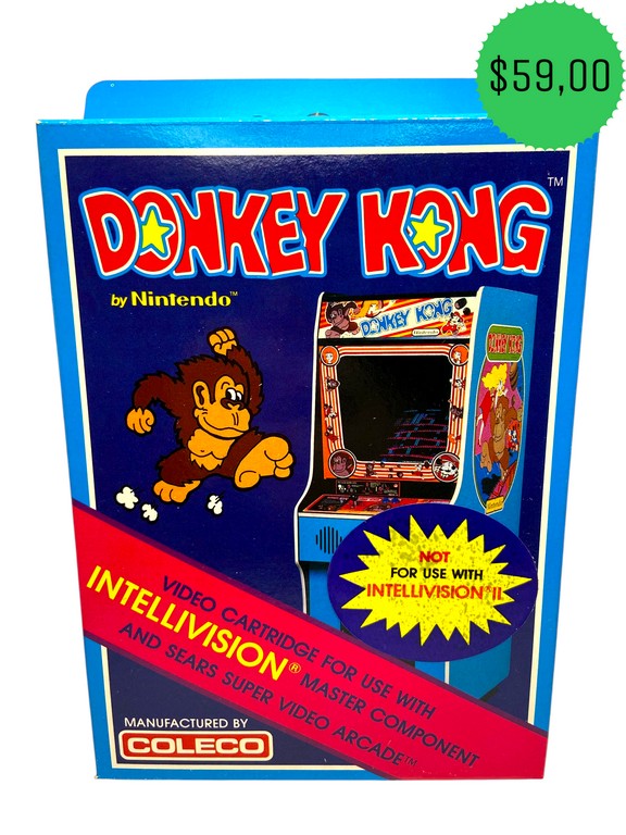 DONKEY OFERTA DONKEY KONG-INTELLIVISION-NTSC-BRAND NEW.