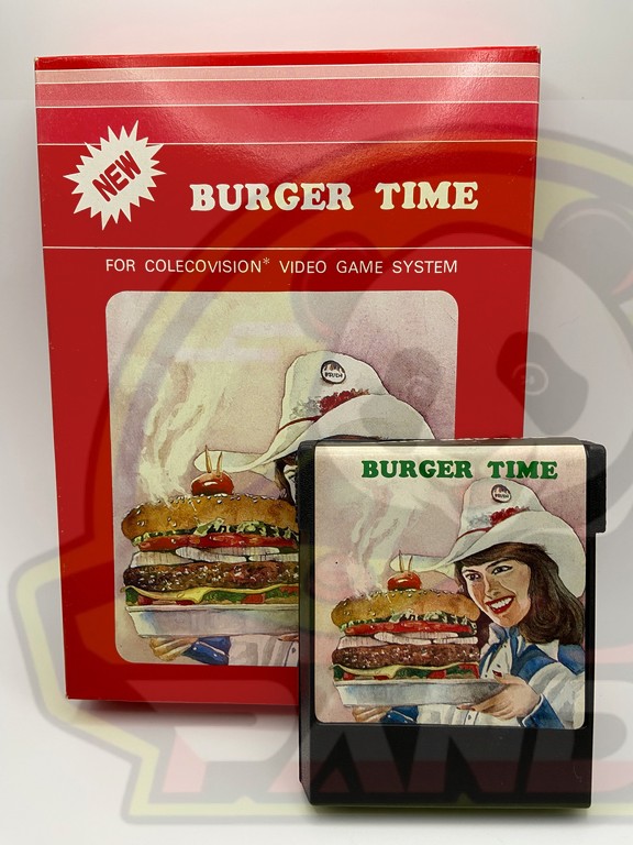 BURGER TIME-COLECOVISION-BRAND NEW.