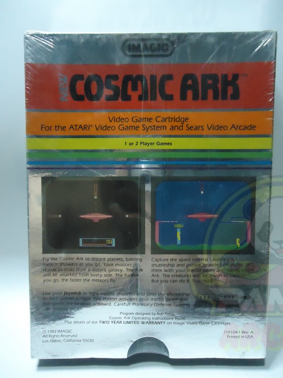 2600 COSMIC ARK-02 COSMIC ARK-ATARI VCS 2600-NTSC-BRAND NEW.