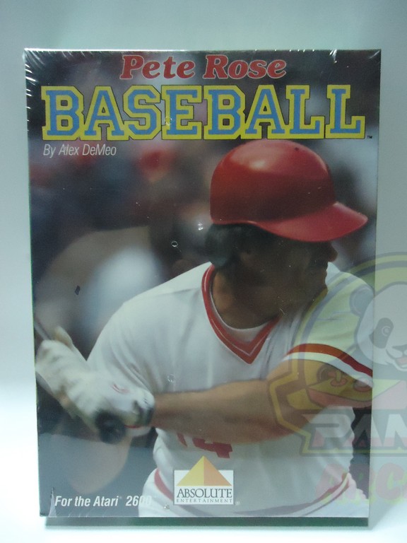 2600 PETE ROSE BASEBALL-01 PETE ROSE BASEBALL-ATARI VCS 2600-NTSC-BRAND NEW.