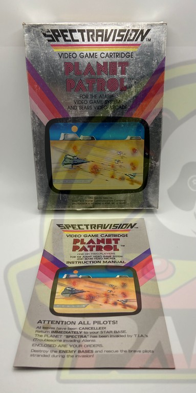 PLANET PATROL-ATARI VCS 2600-NTSC-BRAND NEW.