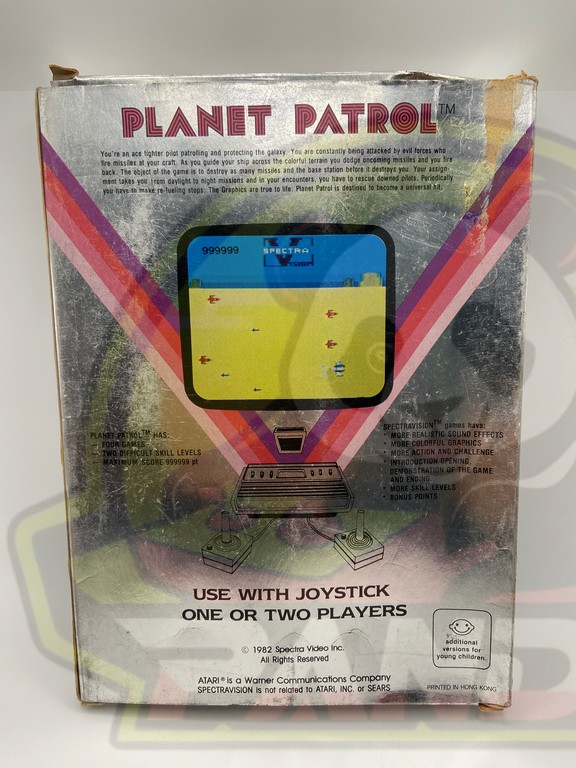 PLANET PATROL-ATARI VCS 2600-NTSC-BRAND NEW.