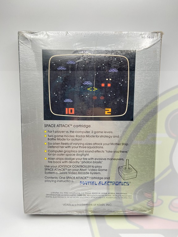 SPACE ATTACK-ATARI VCS 2600 - NTSC - BRAND NEW.