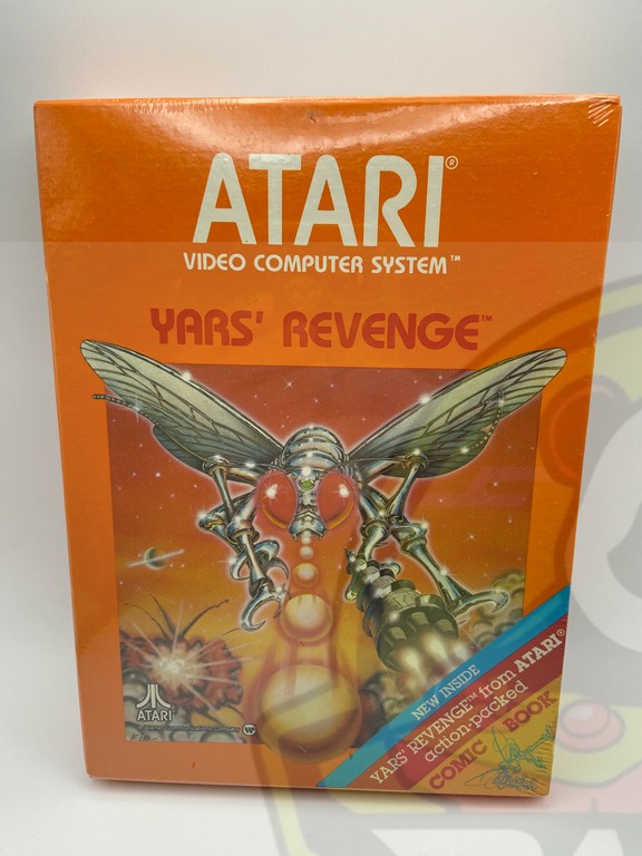 2600 YARS REVENGE-01 (1) YARS' REVENGE-ATARI VCS 2600-NTSC-BRAND NEW.