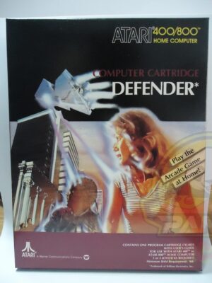 DEFENDER-ATARI 400/800-CARTRIDGE CXL 4025-NTSC-BRAND NEW