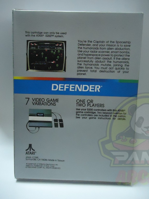5200 DEFENDER-02 DEFENDER - ATARI 5200 -THE SUPERSYSTEM-NTSC-BRAND NEW.