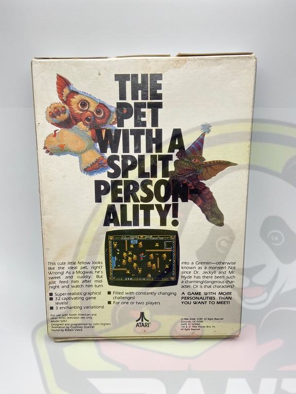 GREMLINS-ATARI 5200 THE SUPERSYSTEM- NTSC - BRAND NEW.