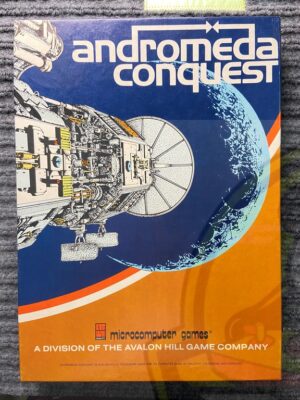 ANDROMEDA CONQUEST-APPLE II-DISKETTE 48K-NTSC-BRAND NEW.