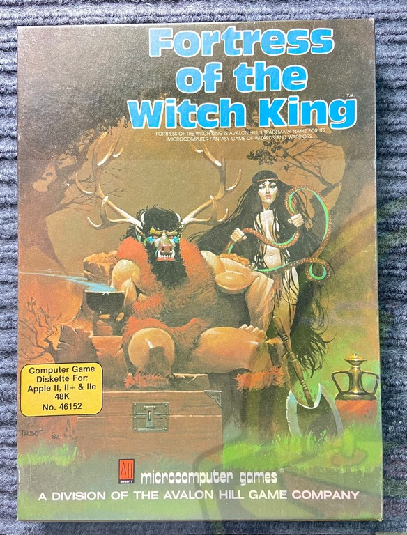 FORTRESS OF THE WITCH KING-APPLE II/II+/IIe/IIc-NTSC-BRAND NEW.
