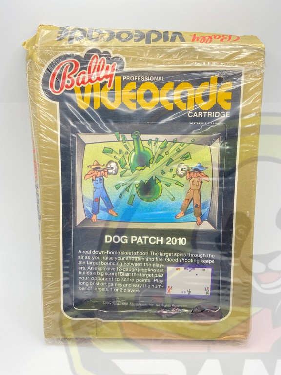 BALLY DOGPATCH2010-001 (1) DOG PATCH-BALLY ASTROCADE-CARTRIDGE-NTSC-BRAND NEW.