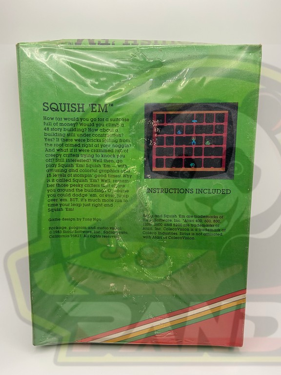 SQUISH' EM-COMMODORE 64-NTSC-BRAND NEW.