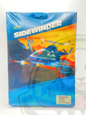 SIDEWINDER-COMMODORE VIC 20-CASSETTE-NTSC-BRAND NEW.