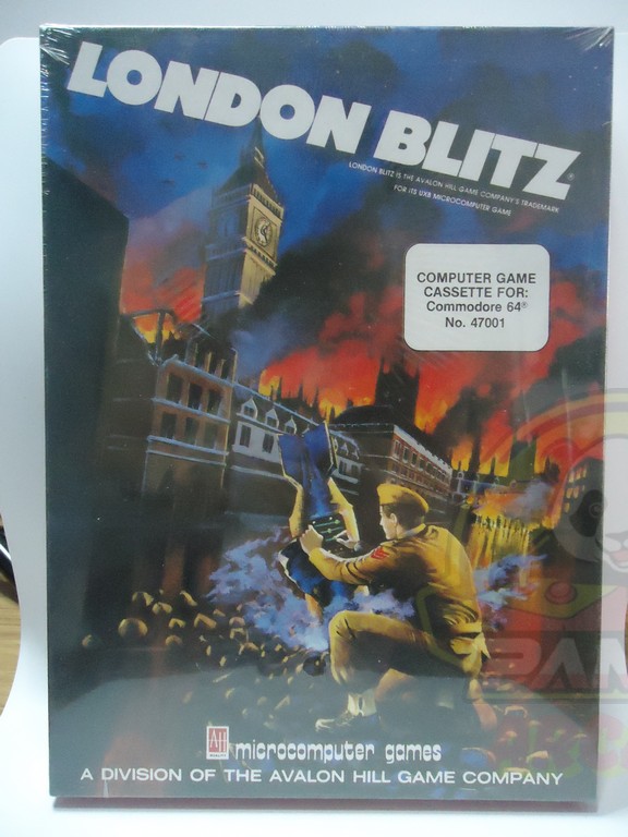 LONDON BLITZ-CASSETTE FOR COMMODORE 64-NTSC-BRAND NEW.