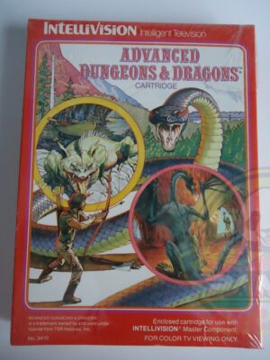 INTELLIVISION ADVANCE DUNGEONS-DRAGONS-01 ADVANCE DUNGEONS & DRAGONS-INTELLIVISION-NTSC-BRAND NEW.