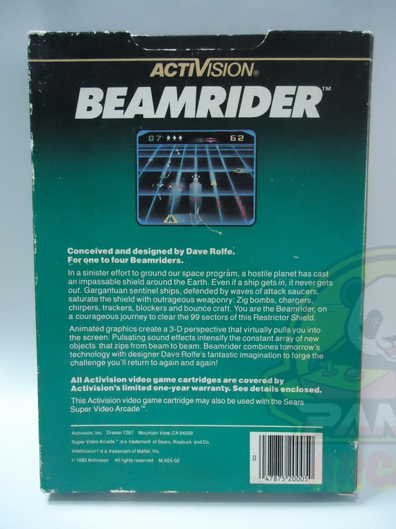 INTELLIVISION BEAMRIDER-02 BEAMRIDER FOR INTELLIVISON-CARTRIDGE-NTSC-BRAND NEW.