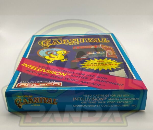 INTELLIVISION CARNIVAL-01 (3) CARNIVAL-MATTEL INTELLIVISION- NTSC - BRAND NEW.