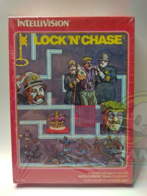 INTELLIVISION LOCK CHASE-01 LOCK 'N CHASE-CARTRIGDE-INTELLIVISION-NTSC-BRAND NEW.