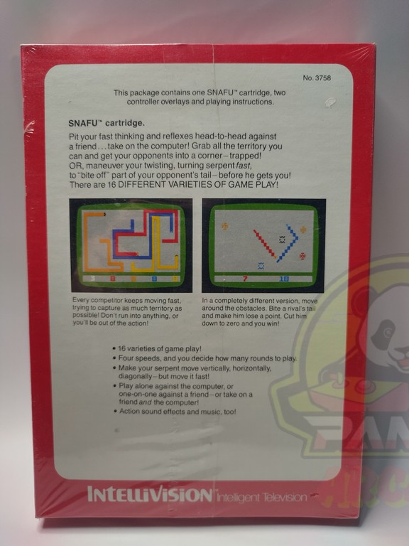 SNAFU-MATTEL INTELLIVISION-NTSC-BRAND NEW.