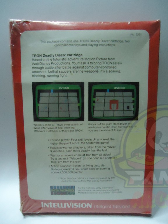 INTELLIVISION TRON DEADLY DISCS-02 TRON DEADLY DISCS-INTELLIVISION-NTSC-BRAND NEW.
