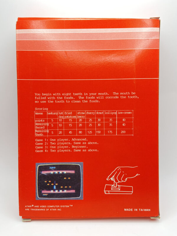 GLUTTON-ATARI VCS 2600-NTSC-BRAND NEW.