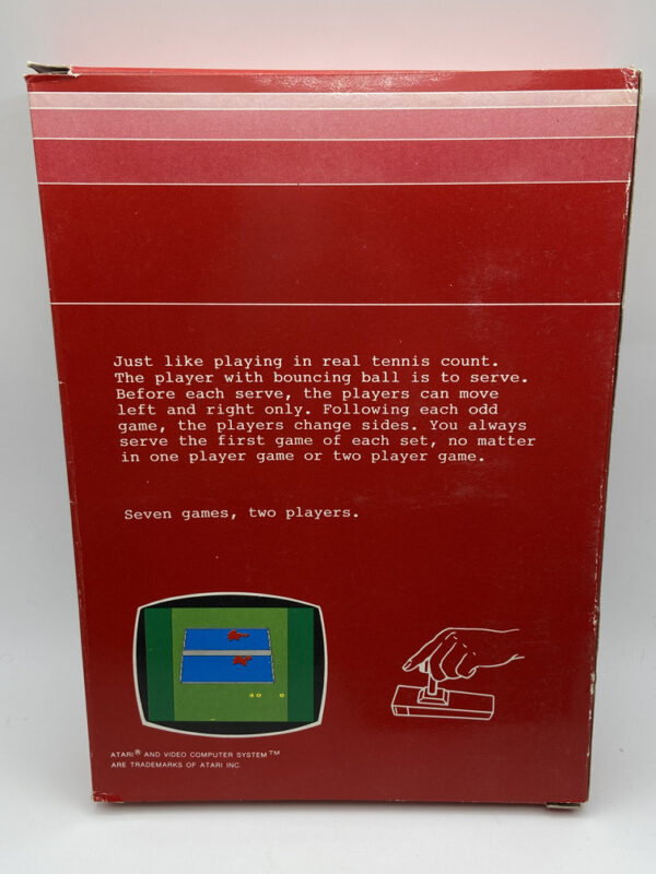 TENNIS - ATARI VCS 2600-NTSC-BRAND NEW.