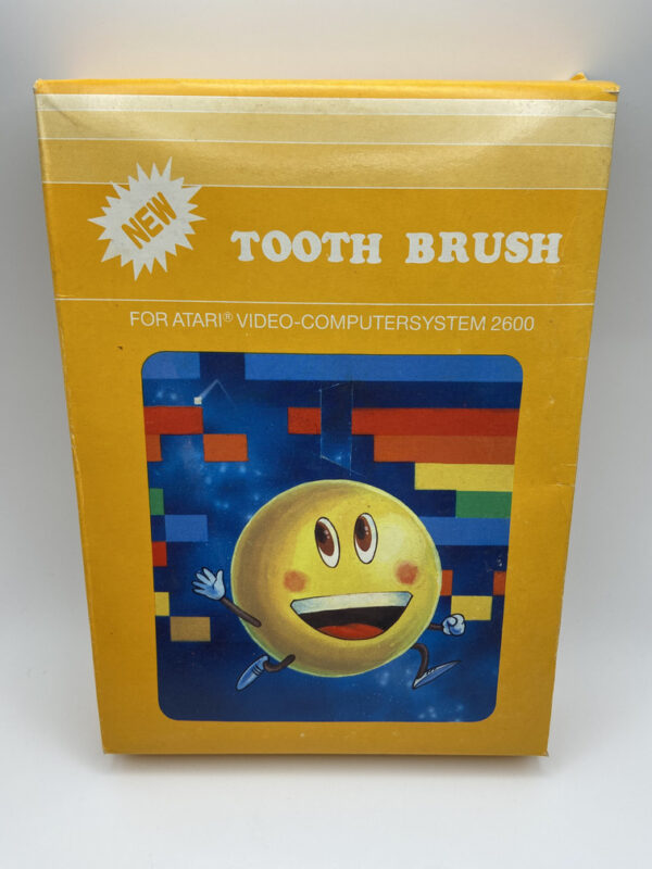 TOOTH BRUSH- ATARI VCS 2600-NTSC-BRAND NEW.
