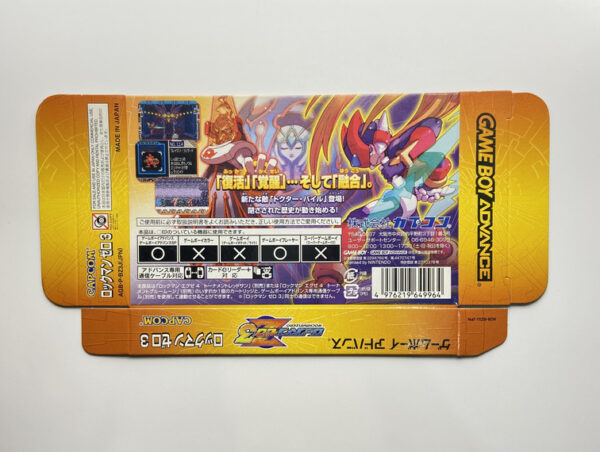 NINTENDO GAME BOY ADVANCE-ROCKMAN ZERO 3-MEGAMAN ZERO 3.