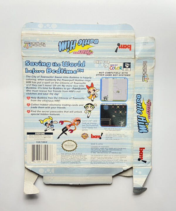 NINTENDO GAME BOY COLOR-POWERPUFF GIRLS: BATTLE HIM.