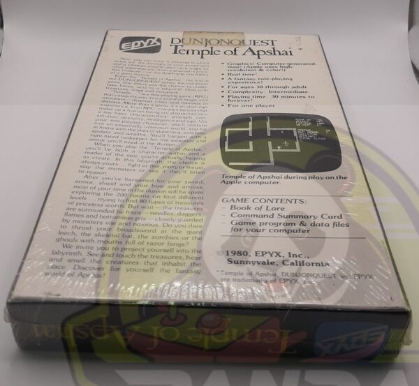 DUNJONQUEST:TEMPLE OF APSHAI-COMMODORE 64-NTSC-BRAND NEW.