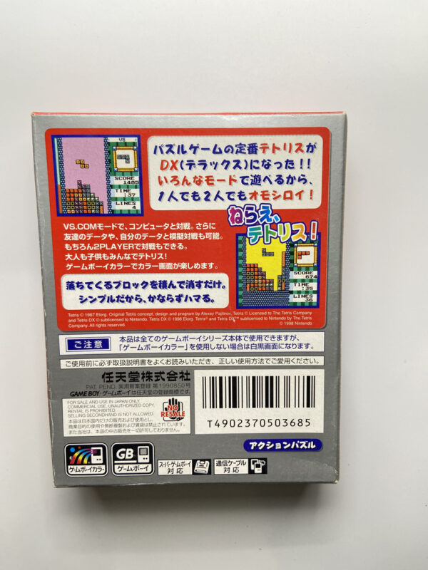 NINTENDO GAME BOY COLOR-TETRIS DX.