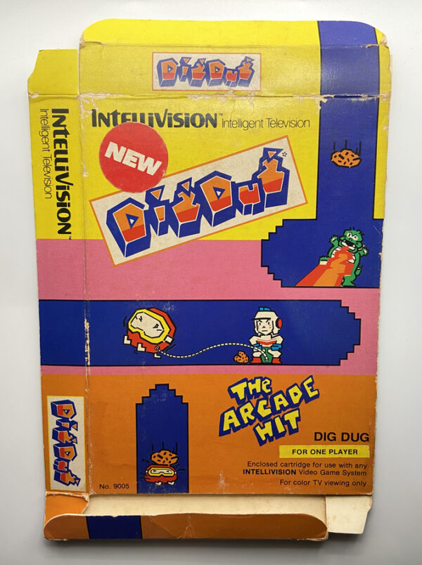 MATTEL INTELLIVISON- DIG DUG.